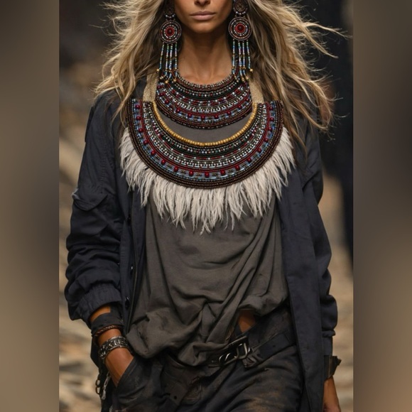 Tribal inspired necklace
